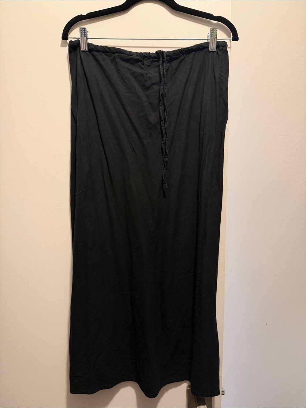 GAP Black Drawstring Maxi Skirt